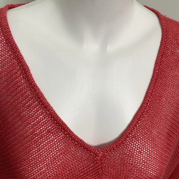 Helmut Lang Tucked Linen Asymmetrical Pullover - Picture 8 of 8